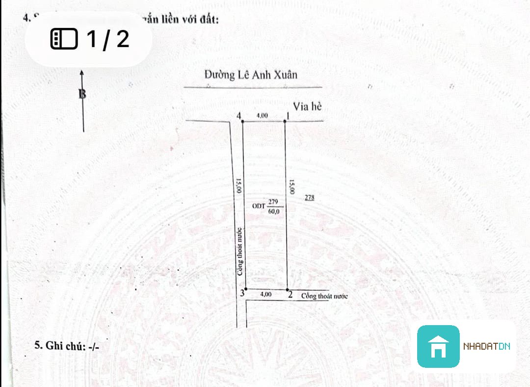 🔥 LÔ ĐẤT 3 MẶT THOÁNG – MẶT TIỀN LÊ ANH XUÂN – KINH DOANH SẦM UẤT 🔥